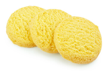 Cookies isolated on white background.