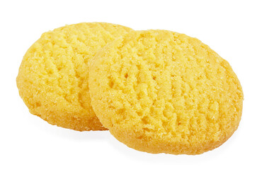 Cookies isolated on white background.
