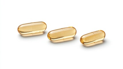 Golden Omega Oil Capsules for Health and Wellness