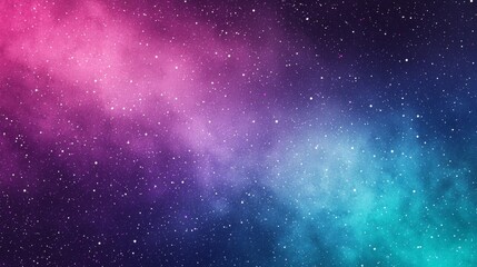 Obraz premium Colorful galaxy with stars, vibrant nebula and cosmic dust, deep space view.