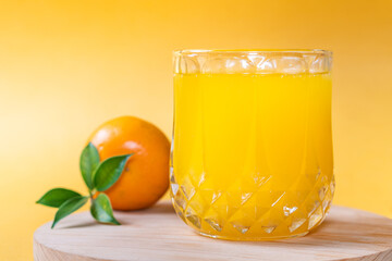 Refreshing Orange Juice in a Glass