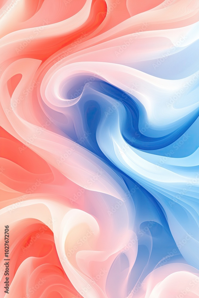 Poster cosmic patterns of vibrant blues and pinks swirl together in a mesmerizing display of wonder