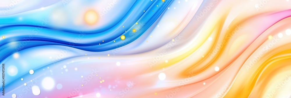 Aufkleber vibrant cosmic patterns with swirling shades of blue and pink in a mesmerizing celestial display