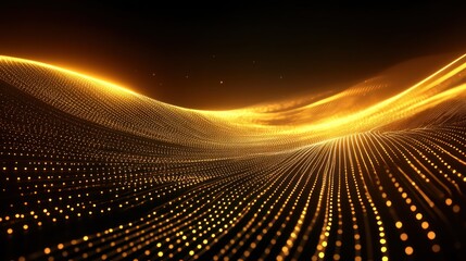 Golden Linear Waves with Dynamic Curves