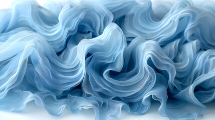 Fototapeta premium Abstract Blue Fabric Texture Background