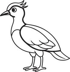 Bird Silhouette vector Graphic perfect for design projects