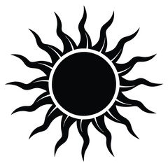 abstract sun vector illustration