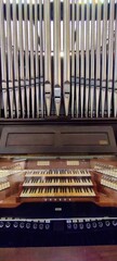 Orgue de l'église Collégiale Saint-Aubin, Guérande, Loire-Atlantique, France
