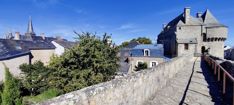 Panorama des remparts de Gu&eacute;rande, Loire-Attlantique, France