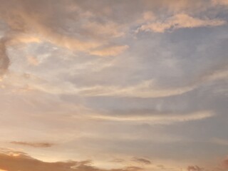 clouds at sunset