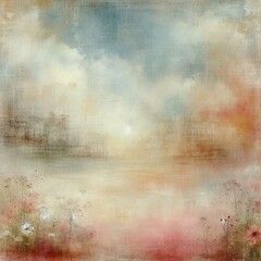 Obraz premium vintage-style background with soft pastel tones