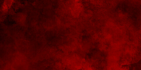abstract red polished stained watercolor background, old style dark red grunge, black and red paint on distressed overlay texture. Hand painted red watercolor paper texture.