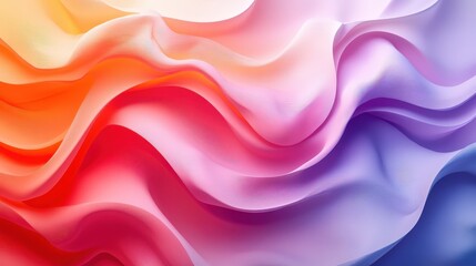 Futuristic Abstract 3D Motion Lines Composition with Minimalistic Design