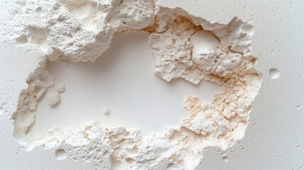 White Foam Abstract Texture