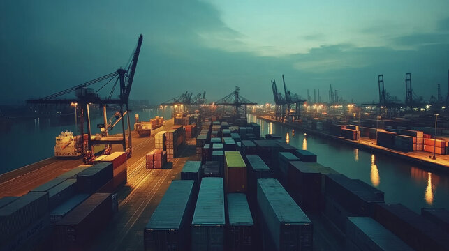 Digital logistics in freight forwarding via automated transportation systems.



