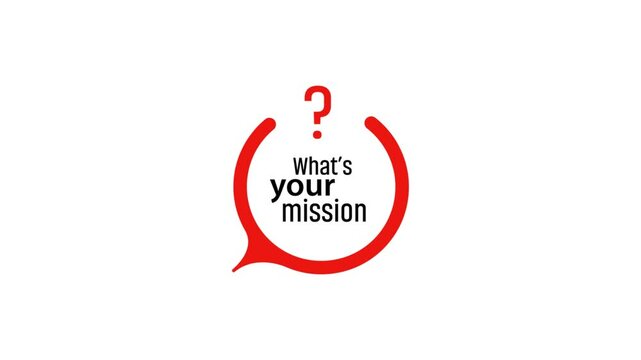 What is your mission on white background