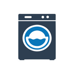 Clothes Dryer Icon on white background