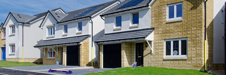 New housing development at Dargavel in Bishopton