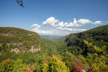 view of the mountains
