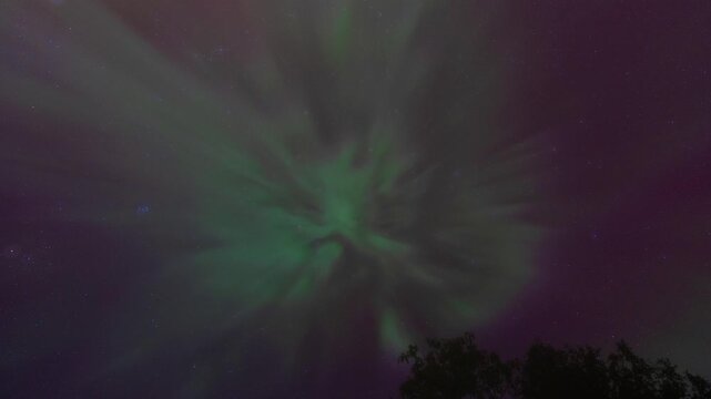 Northern light Capture from Burleigh Falls one of the areas in Ontario.