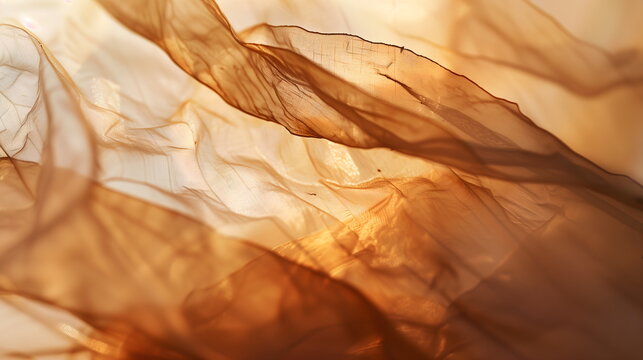 Autumn background, texture of crumpled paper terracotta color, Abstract banner wrinkled texture farm color shades. Page template for wallpaper design on sale