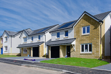 New housing development at Dargavel in Bishopton