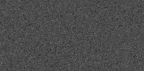 Abstract design with black paper background and terrazzo flooring texture. Terrazzo design with white polished sandstone wall texture. this design are uses for Quartz surface white.	