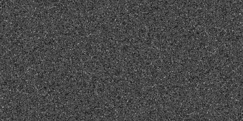 Abstract design with black paper background and terrazzo flooring texture. Terrazzo design with white polished sandstone wall texture. this design are uses for Quartz surface white.	