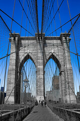 Pilier de brooklyn bridge