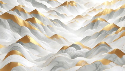 white marble texture with golden veins background,generative ai