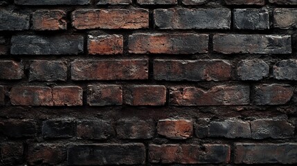 Obraz premium Background of red brick wall. Old vintage brick wall pattern.