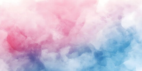 Fototapeta premium Abstract background with soft pastel pink and blue hues blending seamlessly, creating a calming and dreamy atmosphere ideal for various design projects