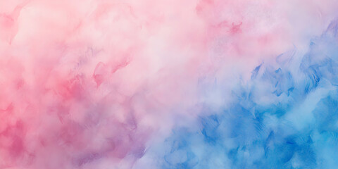 Obraz premium Abstract background features soft pastel pink and blue hues blending together, creating a serene and tranquil atmosphere