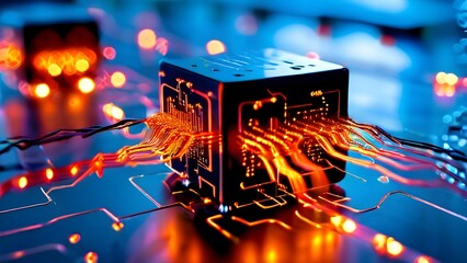 Fototapeta premium Quantum Internet