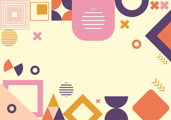 Minimalist abstract background with abstract lines, organic shapes and textures. Vector background for banners, and posters.