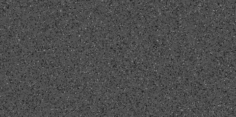 Fototapeta premium Abstract design with black paper background and terrazzo flooring texture. Terrazzo design with white polished sandstone wall texture. this design are uses for Quartz surface white. 