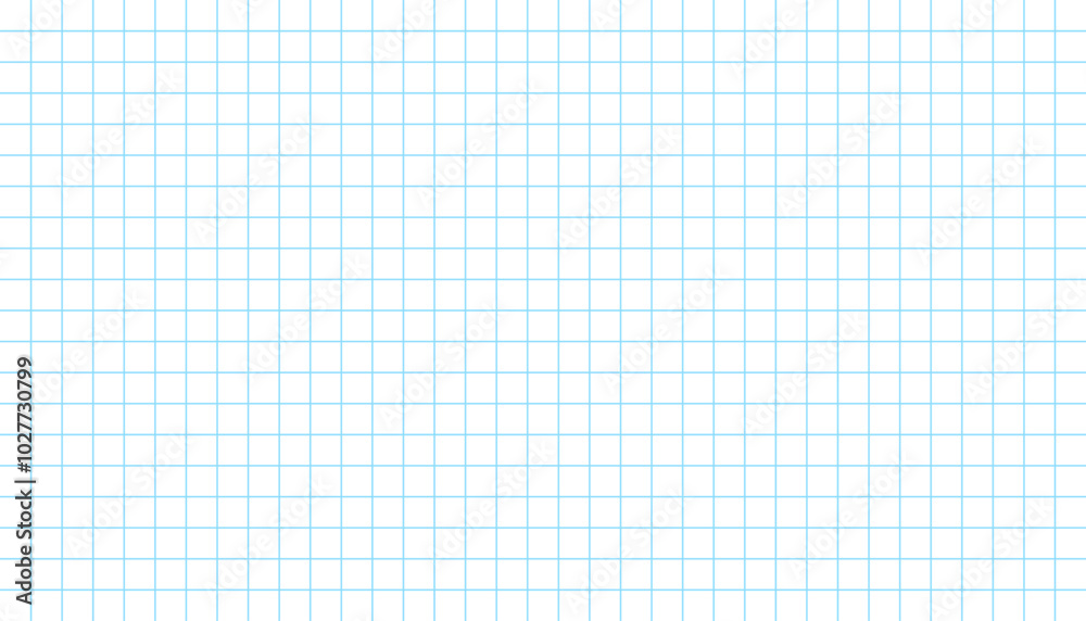 Poster Grid symmetrical background from chess, square graph project texture, seamless grid background lined sheet of paper, cells notebook pattern, grid banner, mockup template copybook
