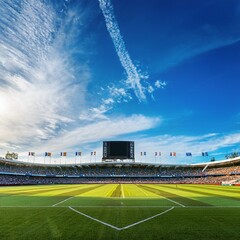 Obraz premium Beautiful Stadium Background 4K Image