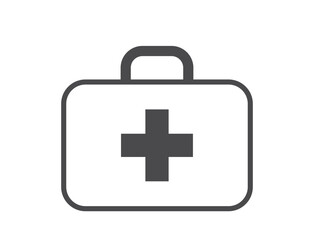 medical case line icon. first aid kit symbol. healthcare and medical symbol. isolated vector image in simple style