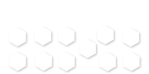 Abstract white background with hexagon and hexagonal background. Luxury white pattern with hexagons. abstract 3d hexagonal background with shadow. 3D futuristic abstract honeycomb mosaic background.