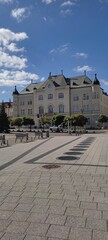 Naklejka premium street in the city