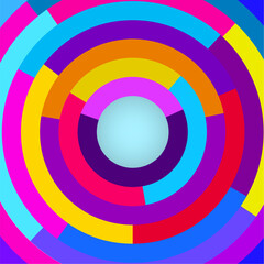 Abstract background with colorful circles