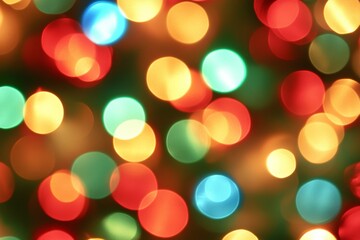 Fototapeta premium Abstract bokeh background of colorful lights.