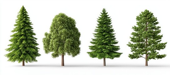 Fototapeta premium This printable png image is an isolated png with a transparent background with a high resolution image of a picea pungens needled fir tree in natural colors (colorado blue and green spruce) with the