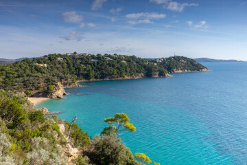 Randonnée au Corniche des maures à coté de la ville de Cavalaire-sur-Mer
