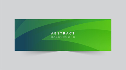 Modern Abstract shapes background LinkedIn banner  background template