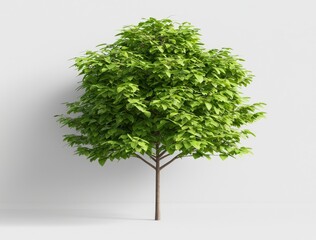 Forest and foliage in summer for printing and web pages. Including green tree isolated on transparent background with clipping path, and single tree with clipping path and alpha channel.