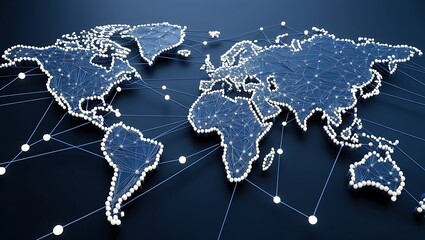 Fototapeta premium Technology digital marketing and network connection.