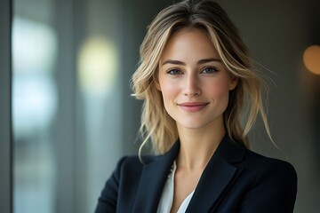 Confident Business Woman Headshot - Professional Portrait