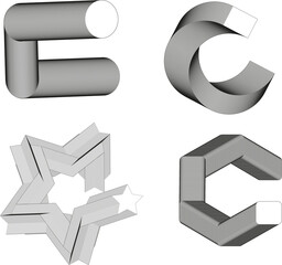 ircular, shape Print symbol, circle, 3d, vector, sign